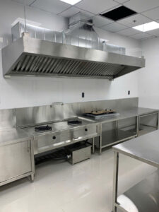 bếp ăn, máng hút mùi phương 