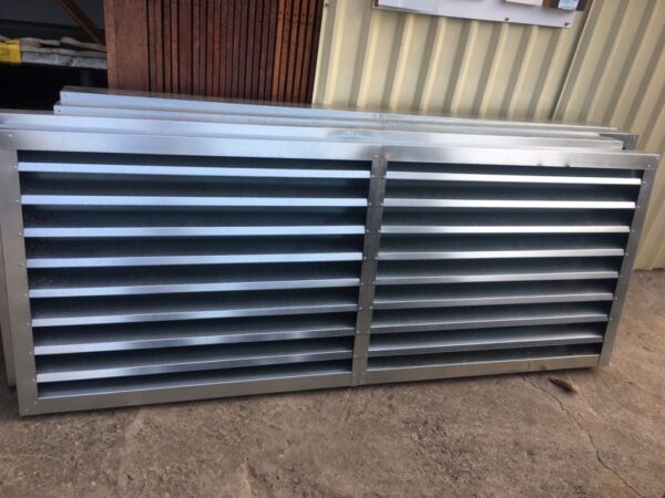 thi công louver nhôm, tole, inox